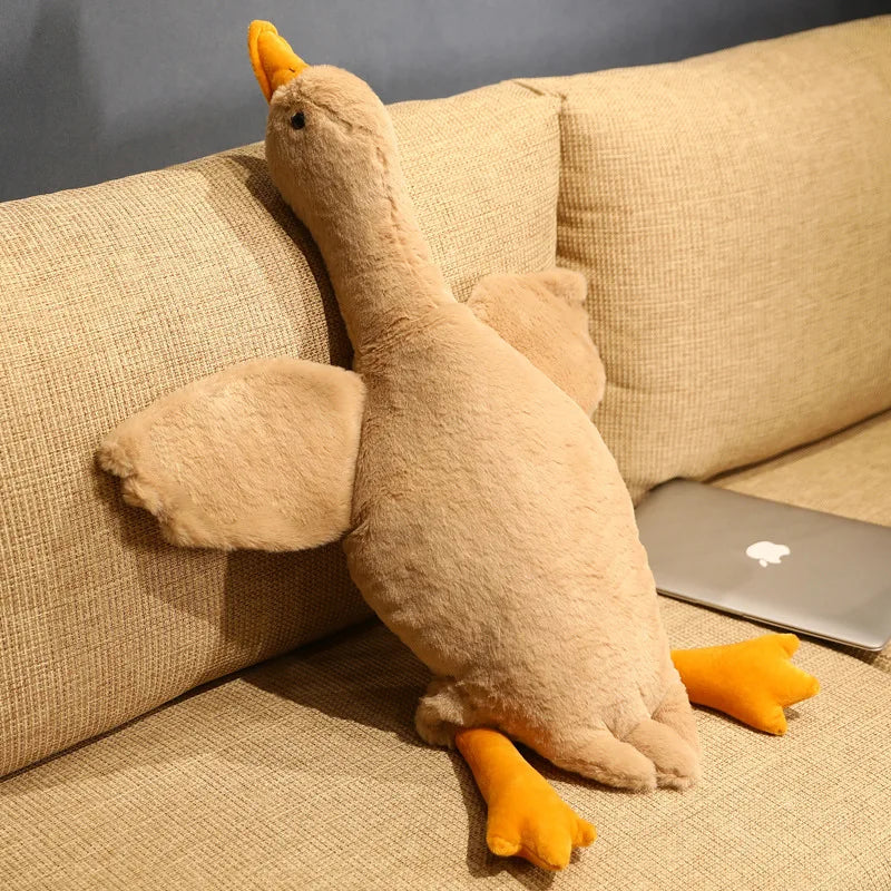 130CM Giant White Duck Plushie Toys Soft Stuffed Big Wings Goose Doll Lovely Animal Pillow For Children Girls Birthday Gifts | Sorpresa