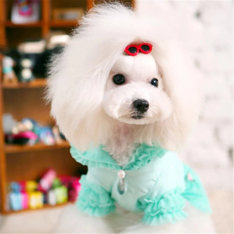 New Pet Lovely Heart Sunglasses Hairpins Pet Dog Bows Hair Clips for Puppy Dogs Cat Yorkie Teddy Pet Hair Decor Pet Supplies 1pc | Sorpresa