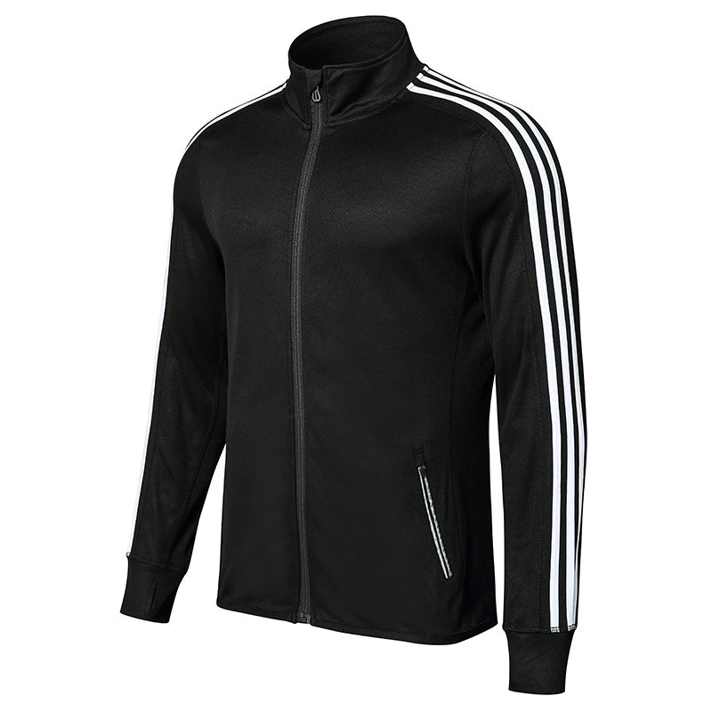 Men Stand Collar Outwear Men New Fall and Winter New Zipper Knitting Tops Trendy Fashion Sports Casual Jacket Men