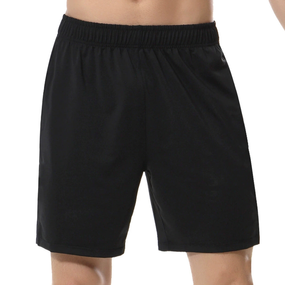 2023 All Black Sports Pants Men's Drawstring Pocket Fitness Shorts Training Violently Sweat Running Quick-Dry Basketball Shorts Summer | Sorpresa