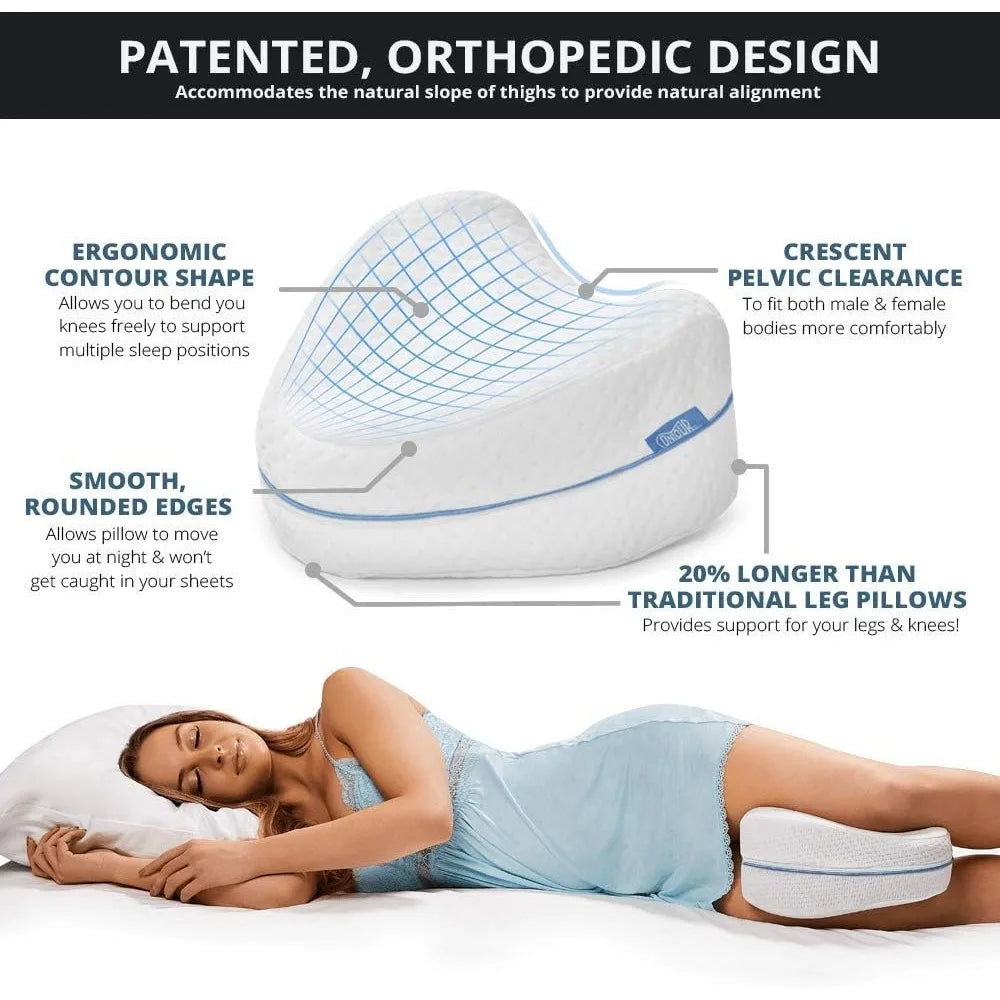 Foam Memory Cotton Bed Pillow Thigh Pad Household Sleep Orthopedics Sciatica Pad Hip Joint Backache Relief Leg Cushion Body