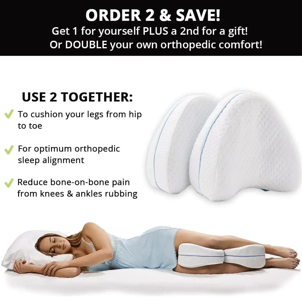 Foam Memory Cotton Bed Pillow Thigh Pad Household Sleep Orthopedics Sciatica Pad Hip Joint Backache Relief Leg Cushion Body