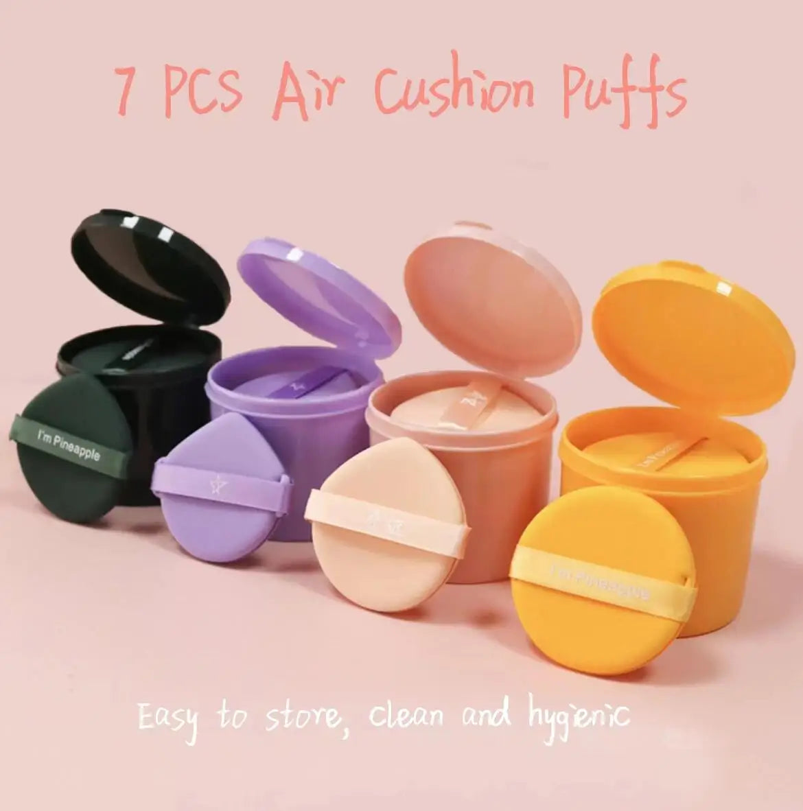 7 PCS Cosmetic Powder Puff Blender Set Women Makeup Sponge Soft Beauty Double Side Make Up Tools Cosmetic Puff Beauty Tool | Sorpresa