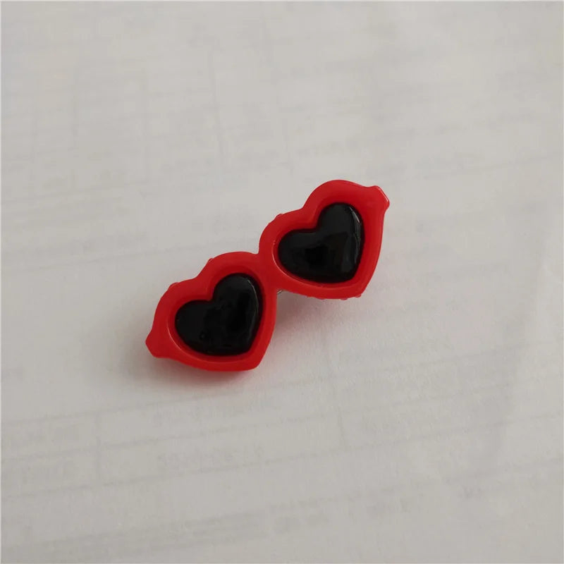 New Pet Lovely Heart Sunglasses Hairpins Pet Dog Bows Hair Clips for Puppy Dogs Cat Yorkie Teddy Pet Hair Decor Pet Supplies 1pc | Sorpresa