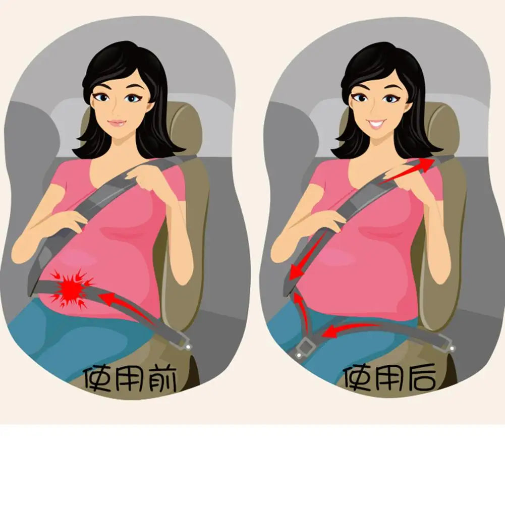 Pregnancy Safety Belt Modified Accessories Universal 1.6m Length Bump Belt Car Seat Belts Adapter For Pregnant Women Seatbelt | Sorpresa
