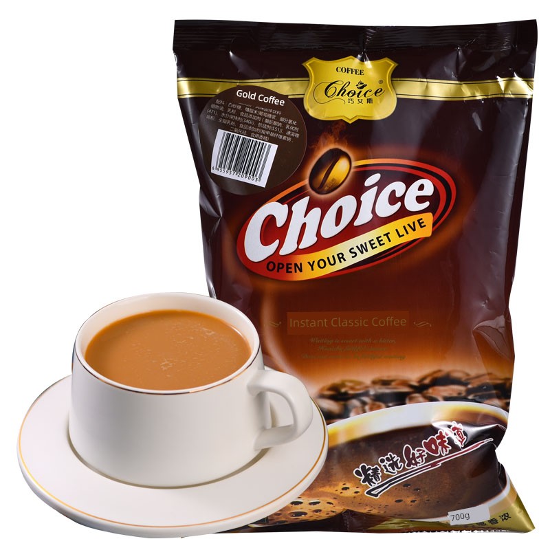 Boduo Home Ground Coffee Dedicated for Milk Tea Shops Instant Three-in-One Original Latte Carano Caramel Macchiato