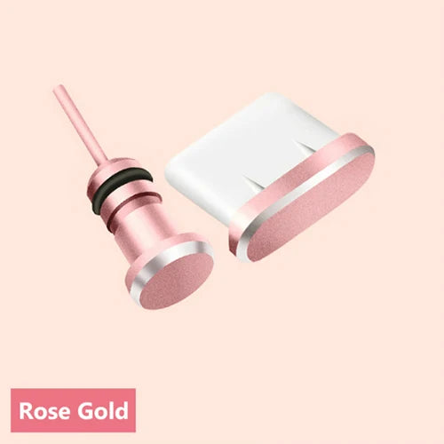 2PCS Type C Phone Charging Port 3.5mm Earphone Jack Sim Card USB C Dust Plug For Samsung S10 S9 S8 Huawei P10 P20 P30 Pro | Sorpresa