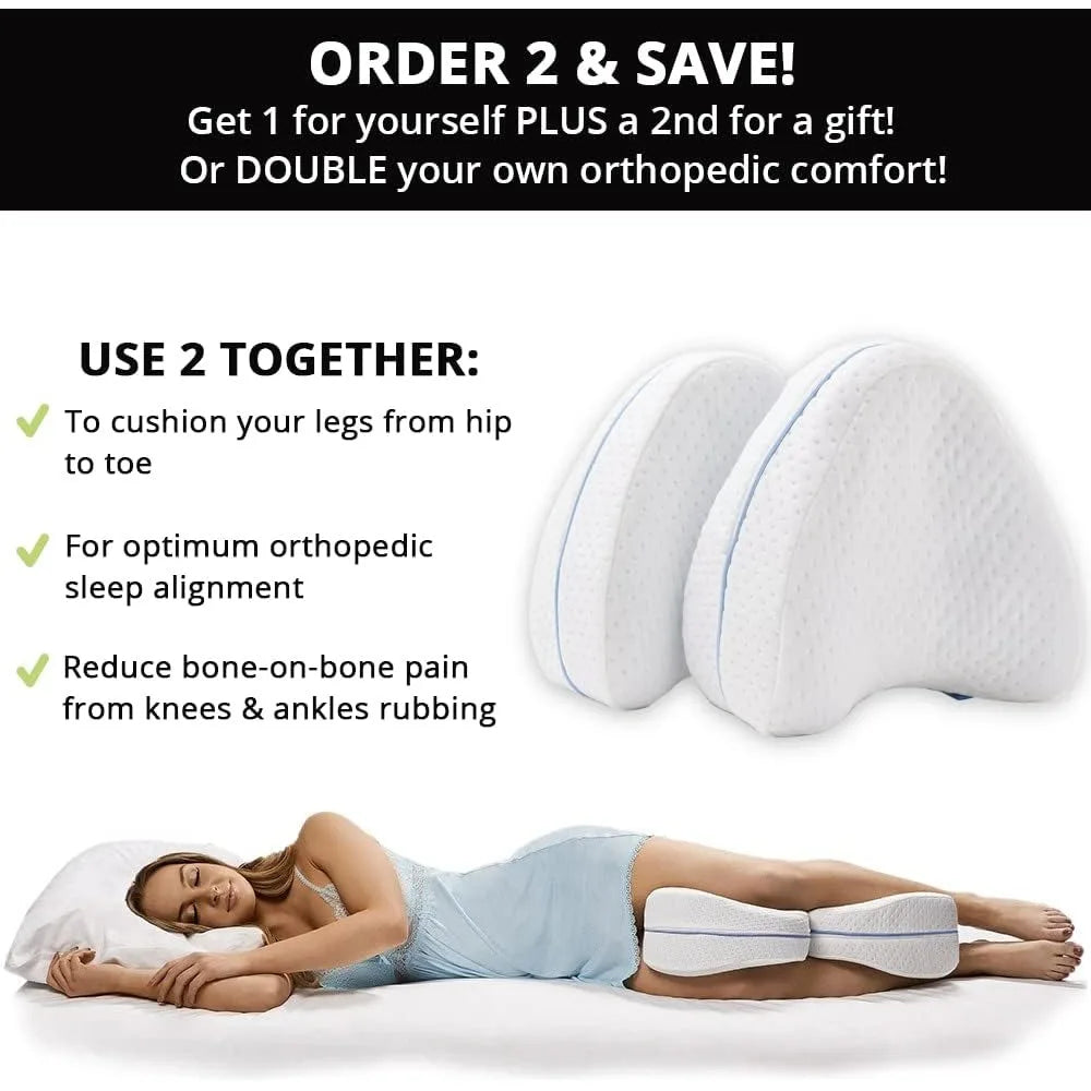 Foam Memory Cotton Bed Pillow Thigh Pad Household Sleep Orthopedics Sciatica Pad Hip Joint Backache Relief Leg Cushion Body