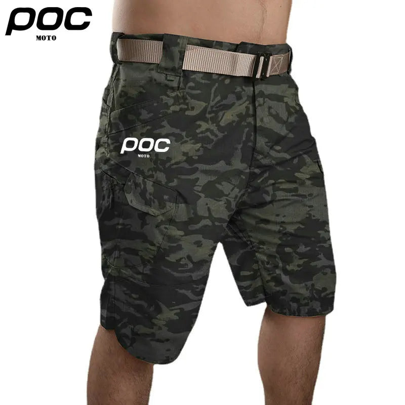MOTO POC Cycling Mountain Bike Shorts Men's Cycling Shorts Road Bicycle Trousers Waterproof Loose Fit Sports Short MTB Pants Man | Sorpresa