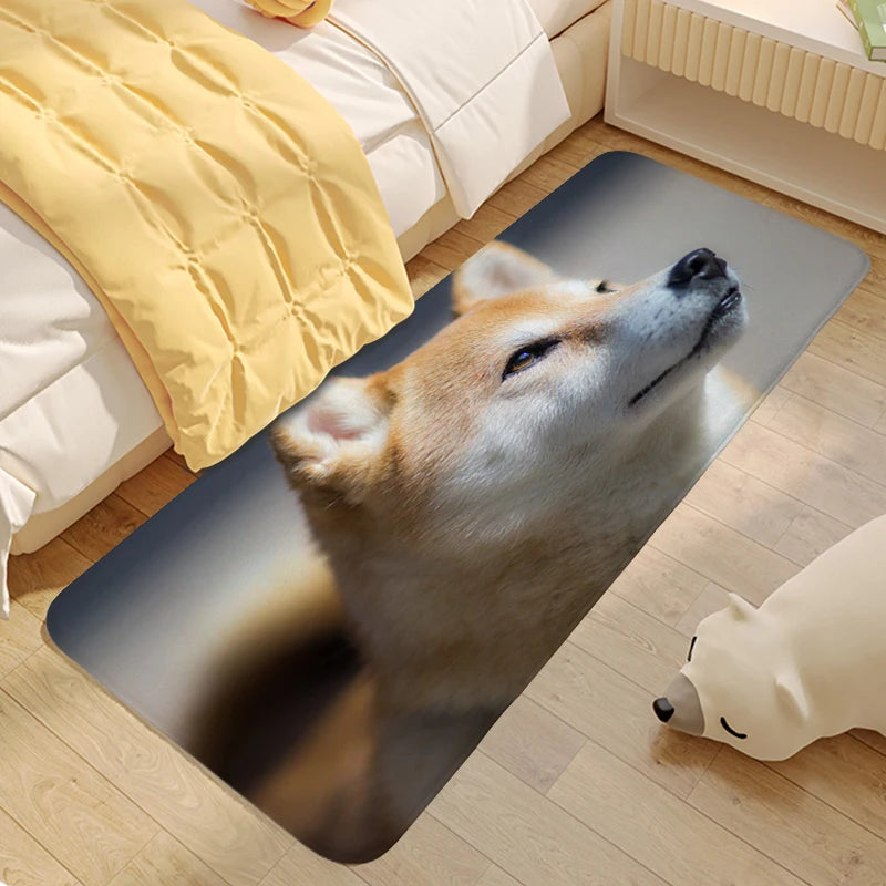 Shiba Inu Dog Living Room Rug House Interior Entrance Mat Room Decorating Items Hallway Kitchen Bathroom Floor Carpet Anti Slip | Sorpresa