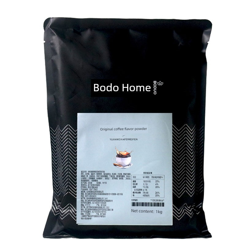 Boduo Home Ground Coffee Dedicated for Milk Tea Shops Instant Three-in-One Original Latte Carano Caramel Macchiato