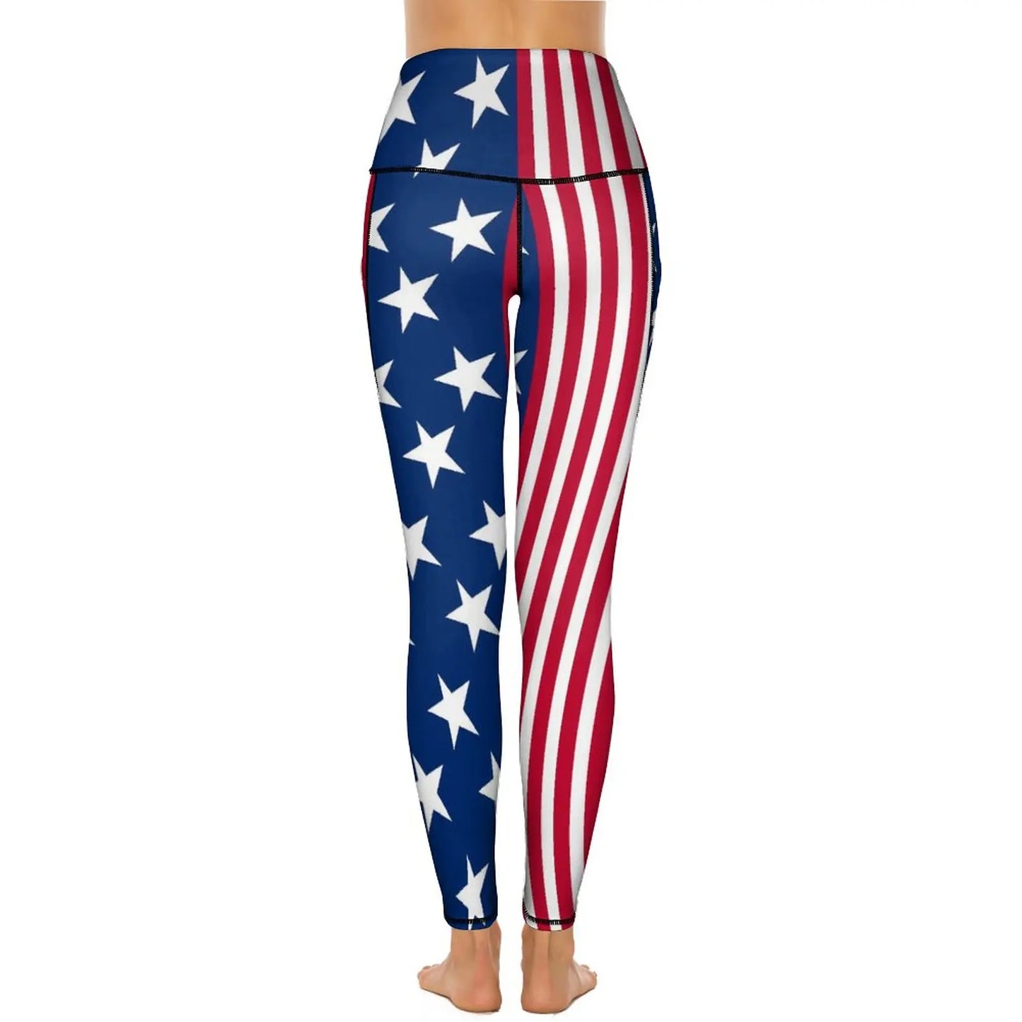 USA Flag Yoga Pants American Stars and Stripes Leggings Sexy Push Up Fashion Yoga Sport Legging Stretchy Design Work Out Leggins | Sorpresa