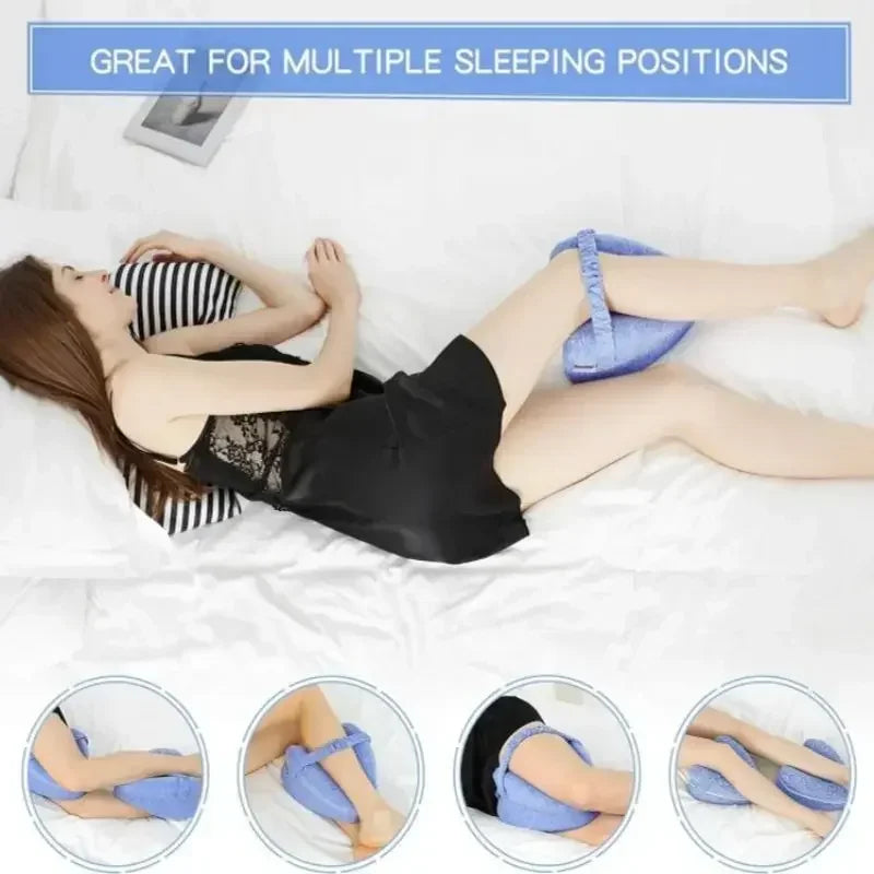 Memory Cotton Leg Pillow Sleeping Orthopedic Sciatica Back Hip Joint For Pain Relief Thigh Leg Pad Cushion Home Foam Pillow
