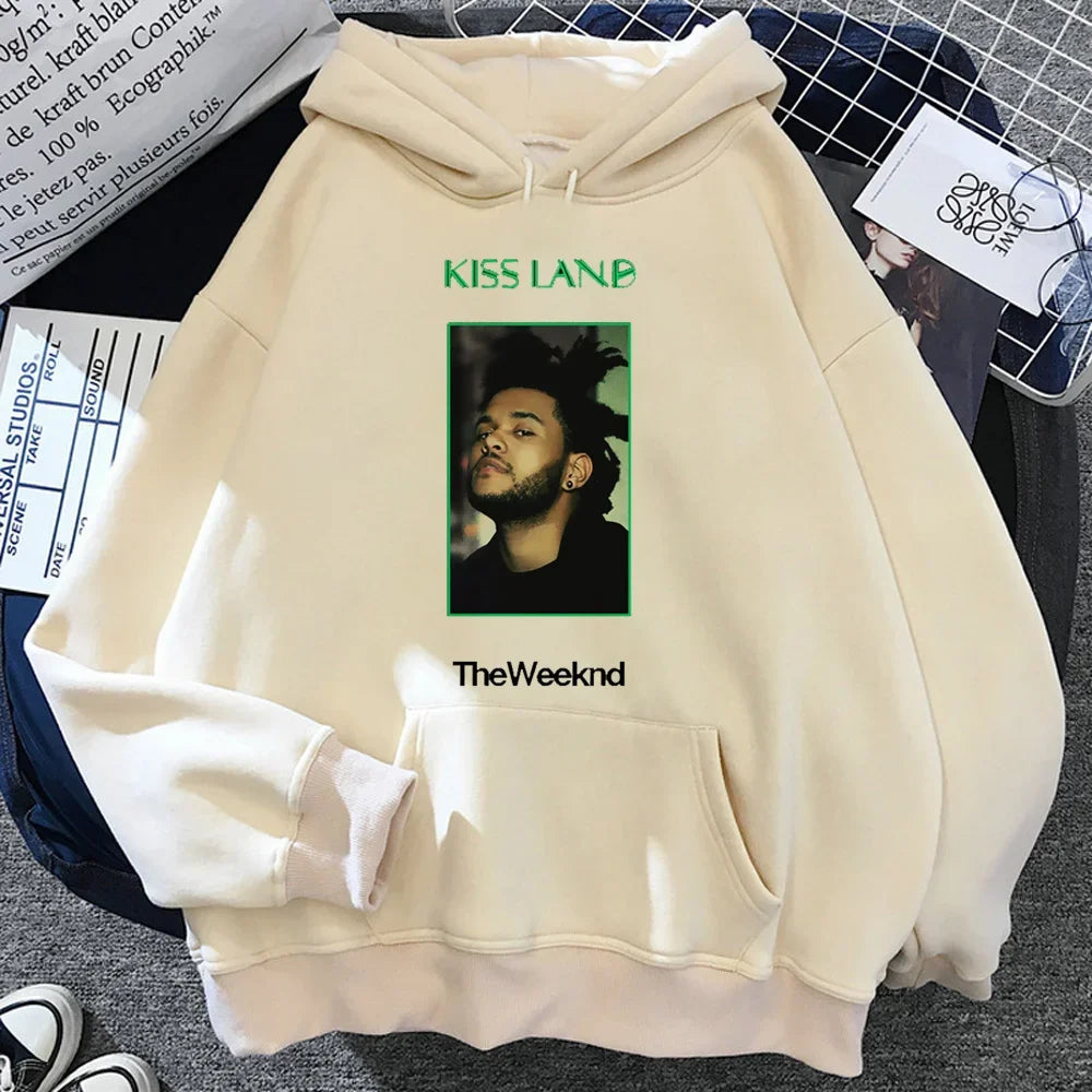 The Weeknd hoodies women vintage Fleece Hood sweatshirts women japanese Pullover hoodies women Autumn Winter sweatshirt hoodie | Sorpresa