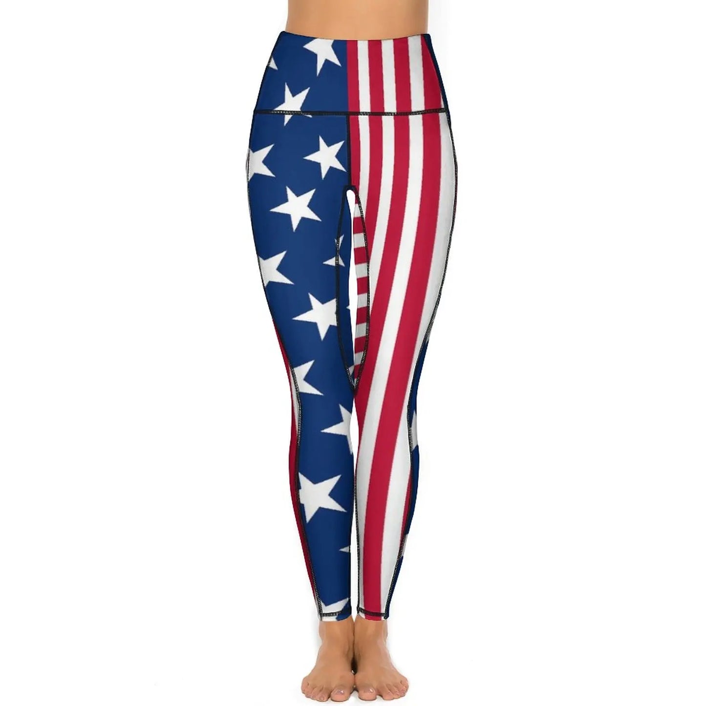 USA Flag Yoga Pants American Stars and Stripes Leggings Sexy Push Up Fashion Yoga Sport Legging Stretchy Design Work Out Leggins | Sorpresa