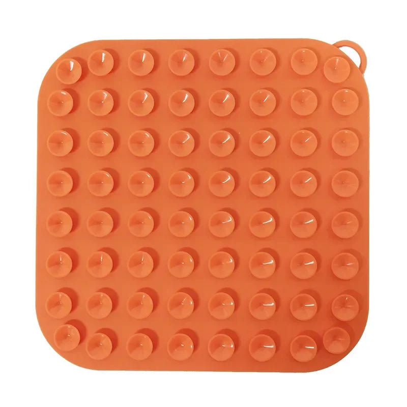New Silicone Pet Licking Mats for Dogs Slow Feeder Dog Bowl with Suction Dog Lick Pad Slow Feeding Pet Supplies Plus Size20*20CM | Sorpresa