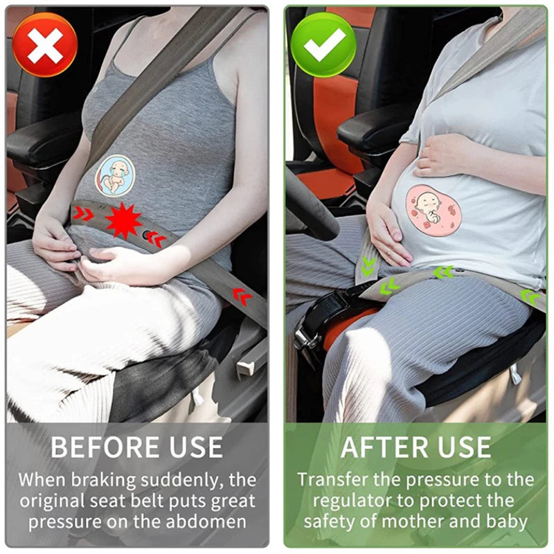 Car Seat Safety Belt for Pregnant Woman Maternity Moms Belly Unborn Baby Protector Adjuster Extender Kit Pregnancy Buffer Adjust | Sorpresa