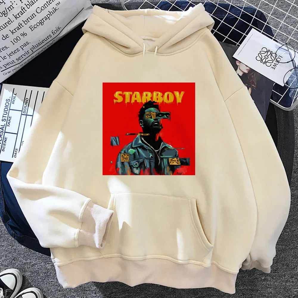 The Weeknd hoodies women vintage Fleece Hood sweatshirts women japanese Pullover hoodies women Autumn Winter sweatshirt hoodie | Sorpresa