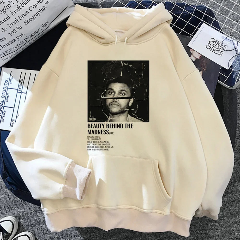 The Weeknd hoodies women vintage Fleece Hood sweatshirts women japanese Pullover hoodies women Autumn Winter sweatshirt hoodie | Sorpresa
