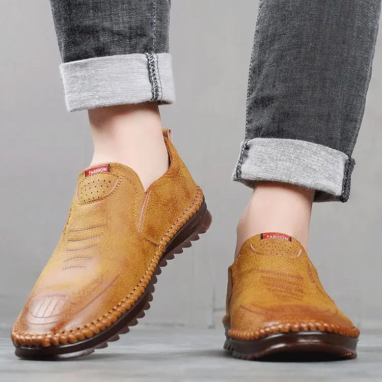 Men Casual Shoes Mesh Slip-On Solid Color Loafers Flat Slippers Summer Couple Shoes Half Slippers Plus Size Sandalias Zapatos | Sorpresa