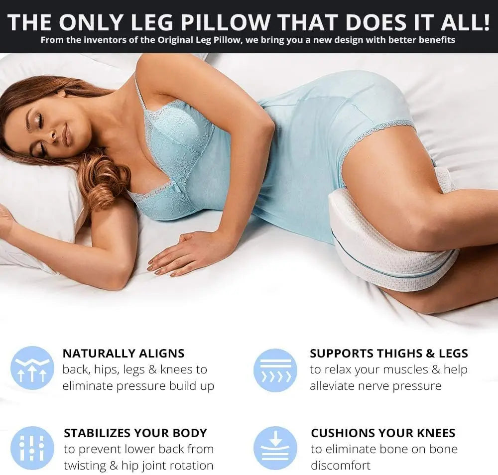 Foam Memory Cotton Bed Pillow Thigh Pad Household Sleep Orthopedics Sciatica Pad Hip Joint Backache Relief Leg Cushion Body