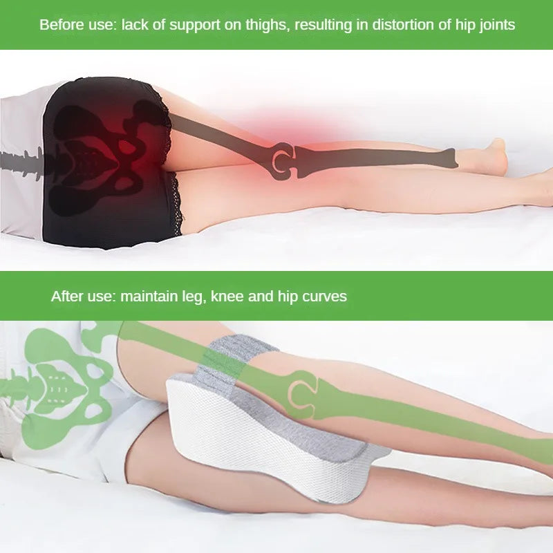 Orthopedic Slow Rebound Memory Cotton Clamp Leg Pillow Maternity Foot Pillow Strap Adjustable Side Sleeping Knee Leg Pillow | Sorpresa
