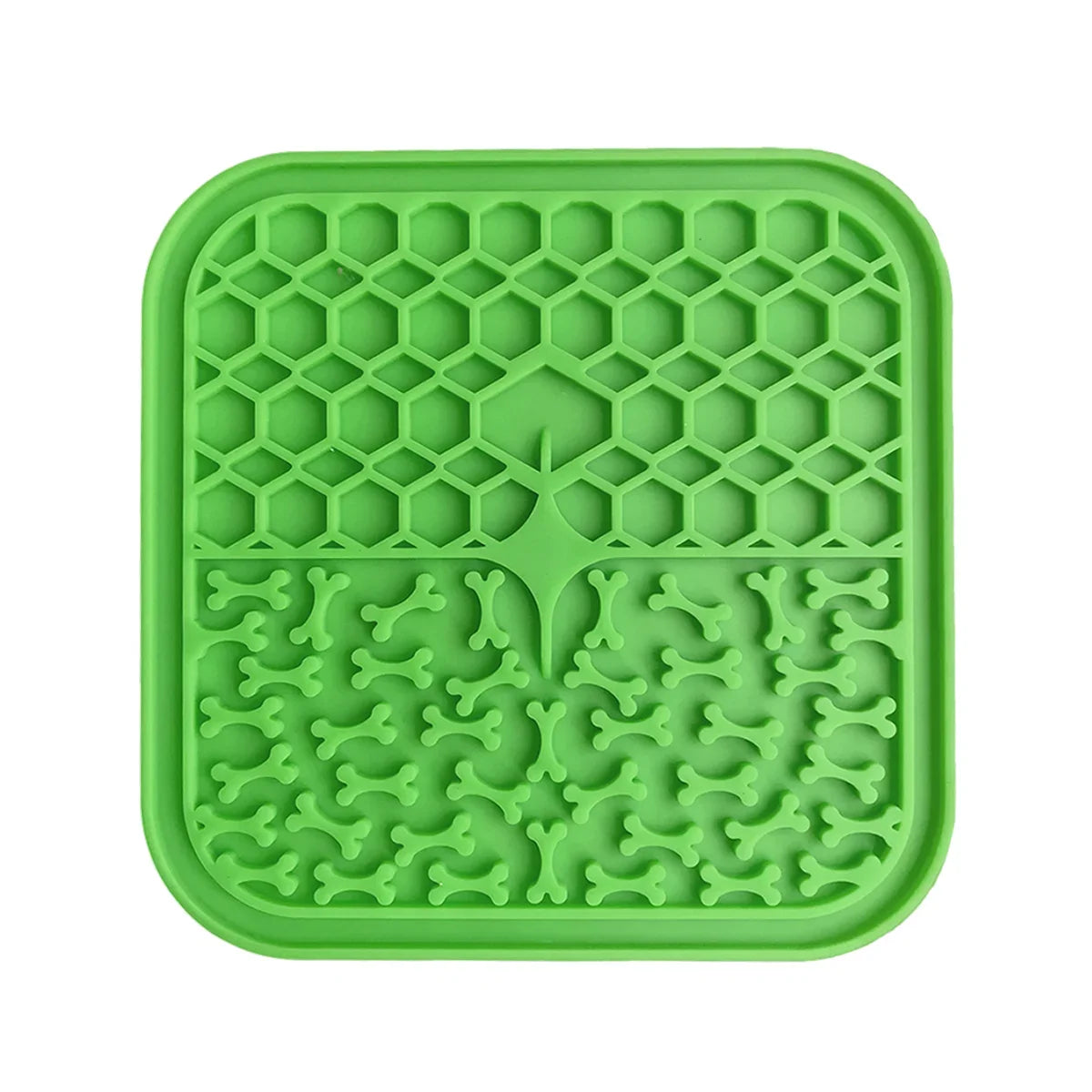 New Silicone Pet Licking Mats for Dogs Slow Feeder Dog Bowl with Suction Dog Lick Pad Slow Feeding Pet Supplies Plus Size20*20CM | Sorpresa