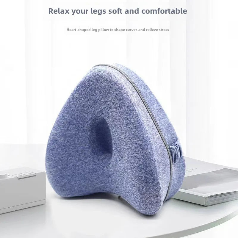 Body Memory Cotton Leg Pillow Home Foam Ergonomic Side Sleeping Pillows Back Hip Joint for Pain Relief Thigh Leg Pad Cushion