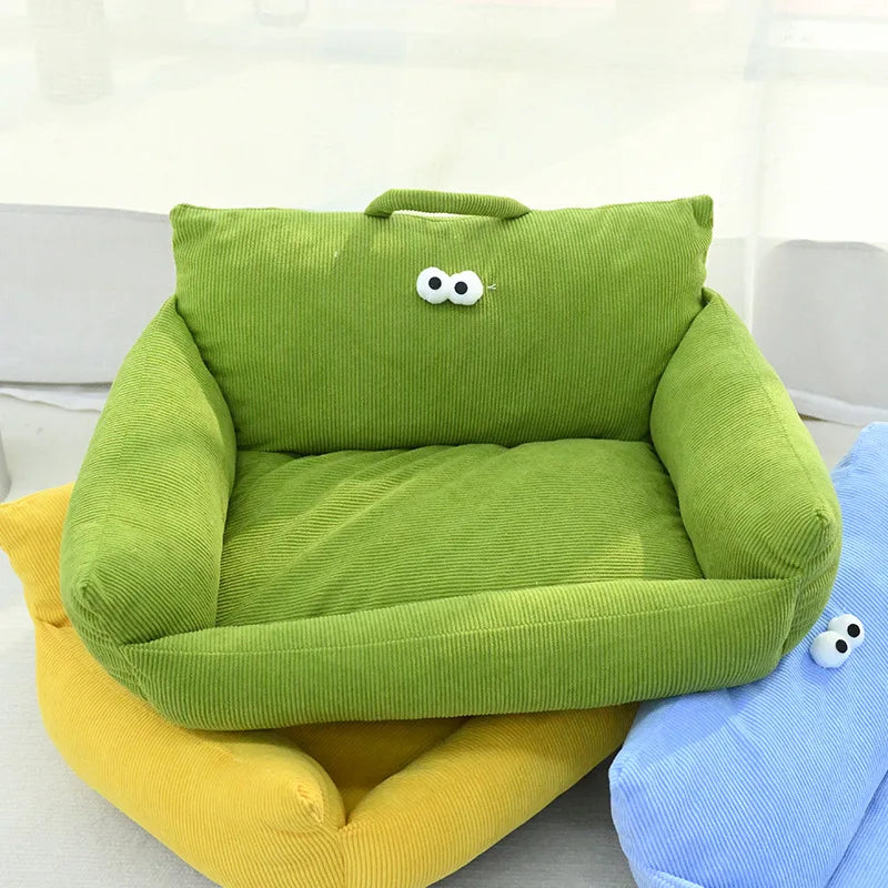 Cat Bed Sofa Winter Warm Foam Neck Pad Nest Beds Pet Deep Sleeping Bed For Small Medium Dogs Comfortable Plush Puppy Supplies | Sorpresa