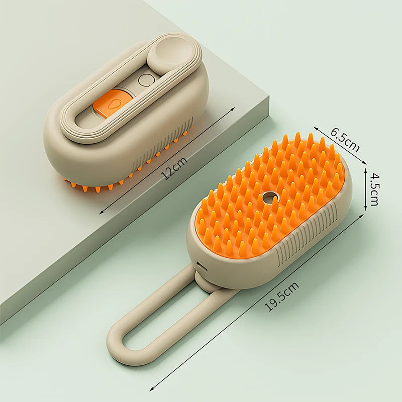 Pet Steam Brush Cat Dog Cleaning Steamy Spray Massage Beauty Comb 3 In 1 Hair Removal Grooming Supplies Pets Accessories | Sorpresa