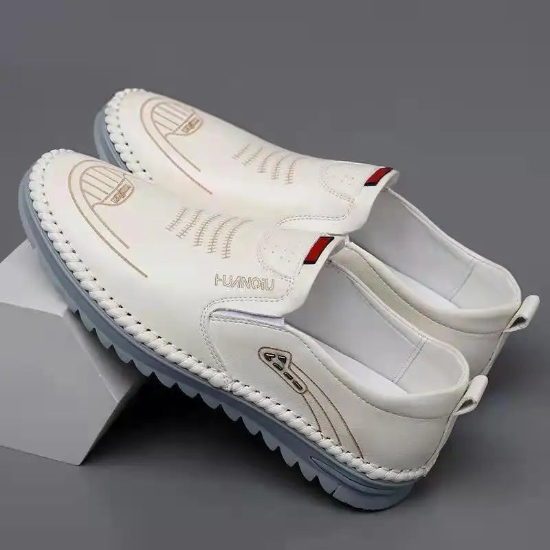 Men Casual Shoes Mesh Slip-On Solid Color Loafers Flat Slippers Summer Couple Shoes Half Slippers Plus Size Sandalias Zapatos | Sorpresa