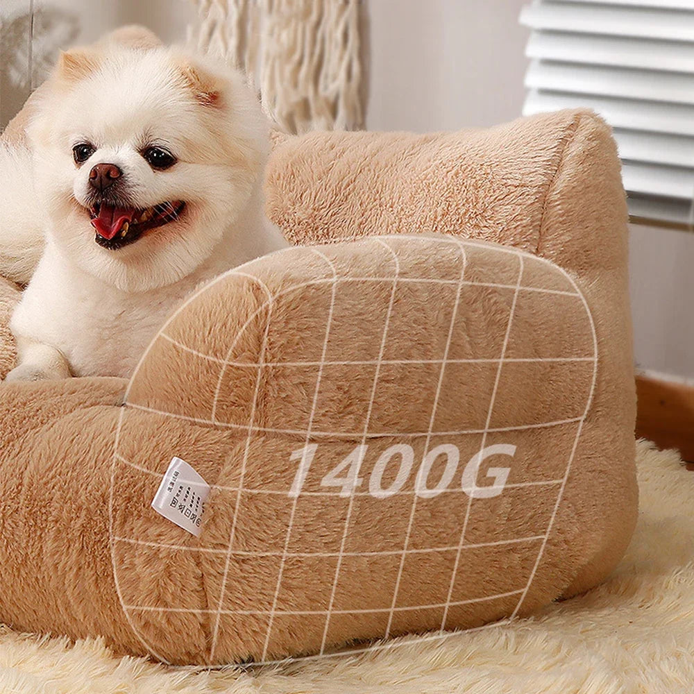 Cat Bed Sofa Winter Warm Foam Neck Pad Nest Beds Pet Deep Sleeping Bed For Small Medium Dogs Comfortable Plush Puppy Supplies | Sorpresa