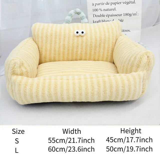 Cat Bed Sofa Winter Warm Foam Neck Pad Nest Beds Pet Deep Sleeping Bed For Small Medium Dogs Comfortable Plush Puppy Supplies | Sorpresa
