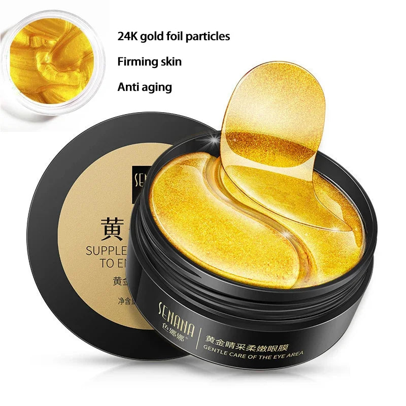 Skincare Products 24K Gold Hyaluronic Acid Eye Mask Remove Dark Eye Circles Collagen Eye Patches Korean Face Care Product | Sorpresa