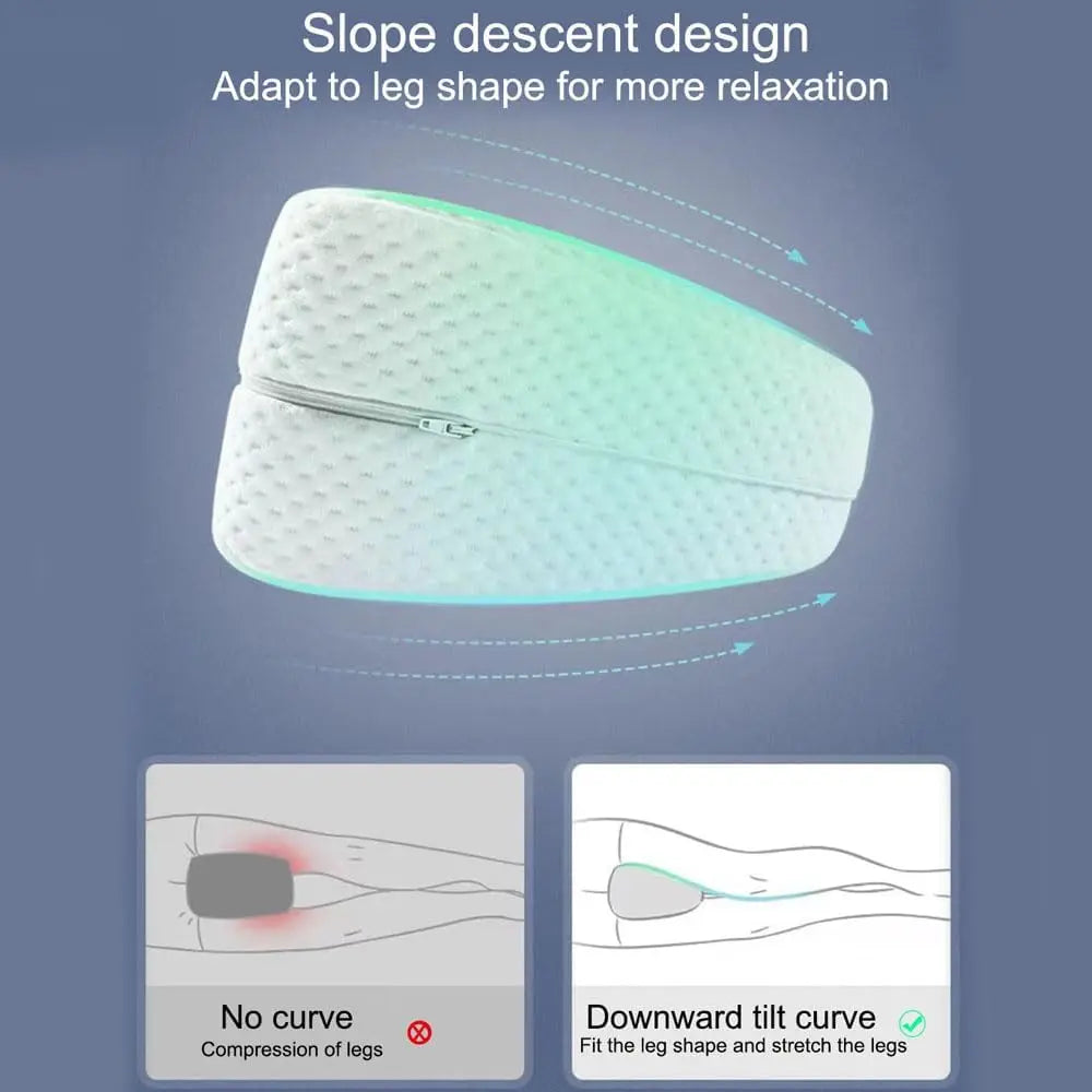 Foam Memory Cotton Bed Pillow Thigh Pad Household Sleep Orthopedics Sciatica Pad Hip Joint Backache Relief Leg Cushion Body