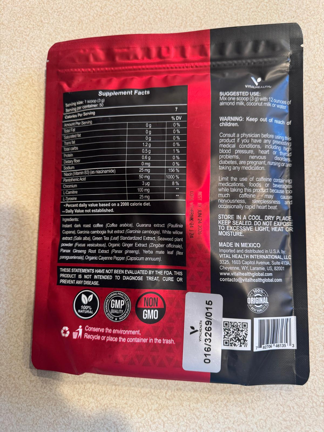VITALHEALTH THERMOKAFE