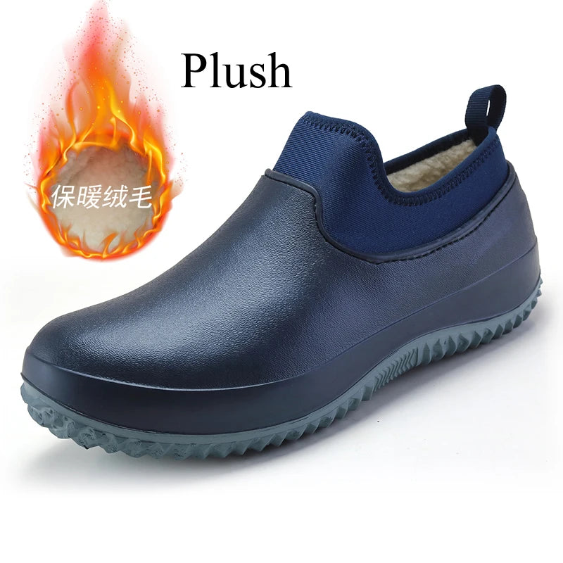 Chef Shoes For Men Kitchen Working Garden Shoes Clogs Nonslip Waterproof Plus Big Size 47 48 | Sorpresa