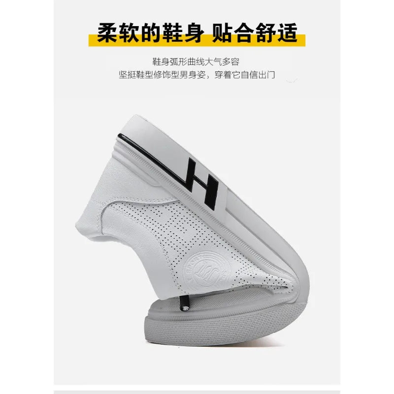 Brand Men's Sneakers Leather Casual Shoes for Men Designer Trend Sports Shoes Soles Men's Running Slip on Flats Vulcanized Shoes | Sorpresa