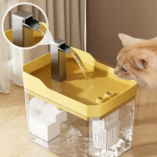 Automatic 1.5L Pet Water Fountain Filter Mute Cat Drink Bowl Pet Mobile Water Dispenser for Dog and Cat Water Feeding Supplies | Sorpresa