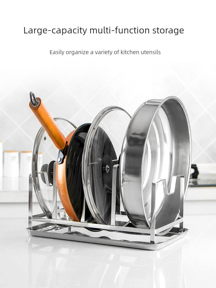 Table Top For Home Stainless Steel Chopping Board Storage Rack Pot Lid | Sorpresa