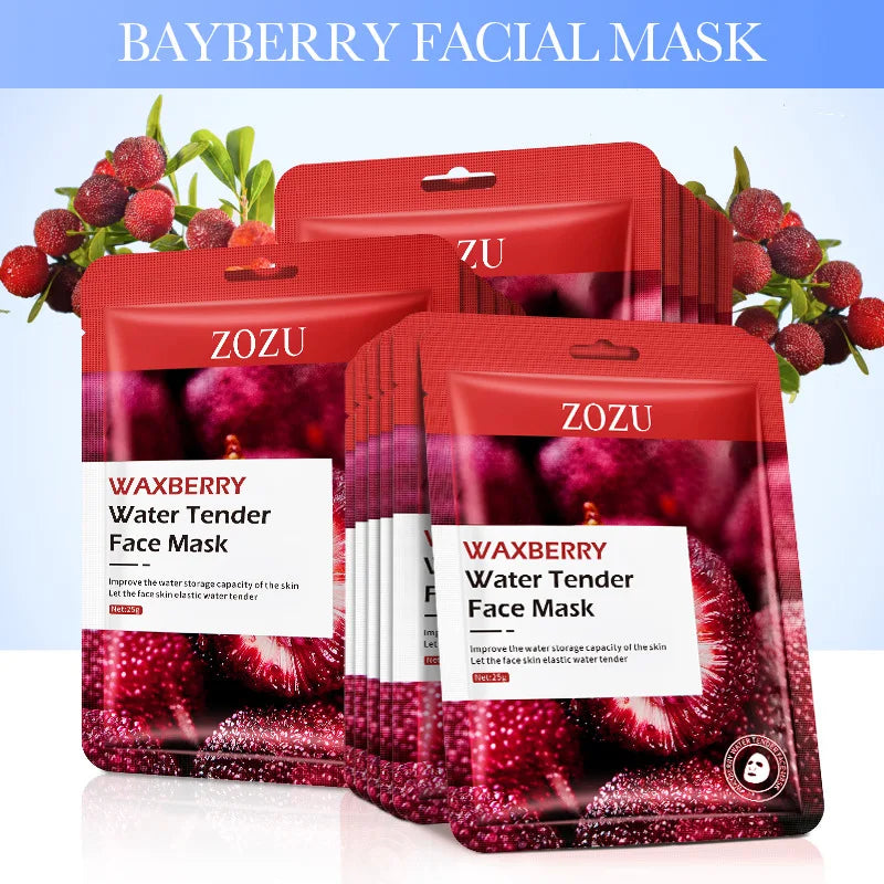30Pcs Face Mask Sets Fresh Fruit Face Care Sheet Masks Hydrating Anti-aging Oil Control Acne Treatment Facial Mask Skin Care Set | Sorpresa
