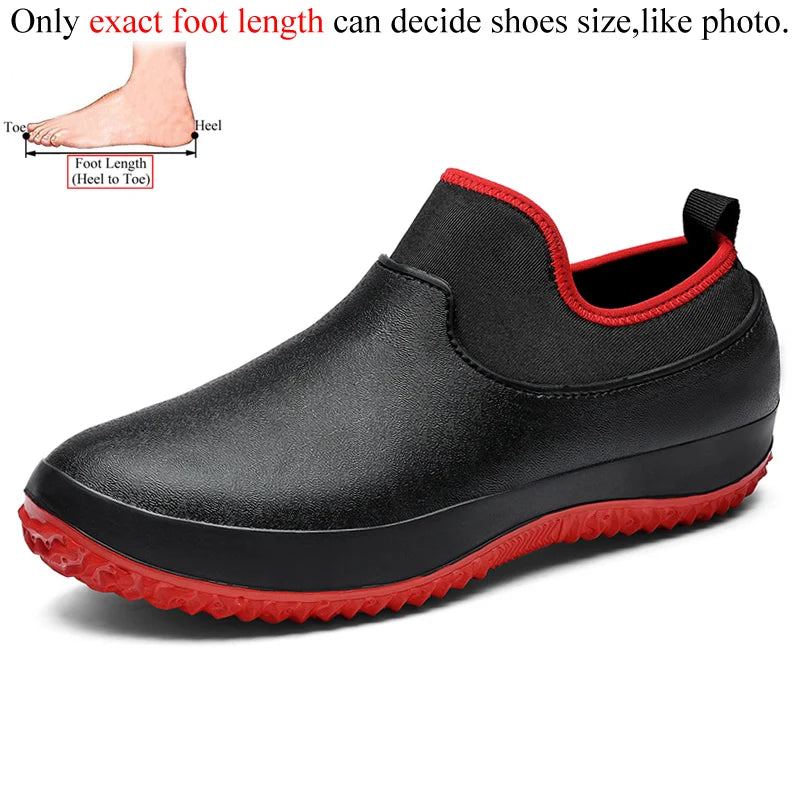 Chef Shoes For Men Kitchen Working Garden Shoes Clogs Nonslip Waterproof Plus Big Size 47 48 | Sorpresa