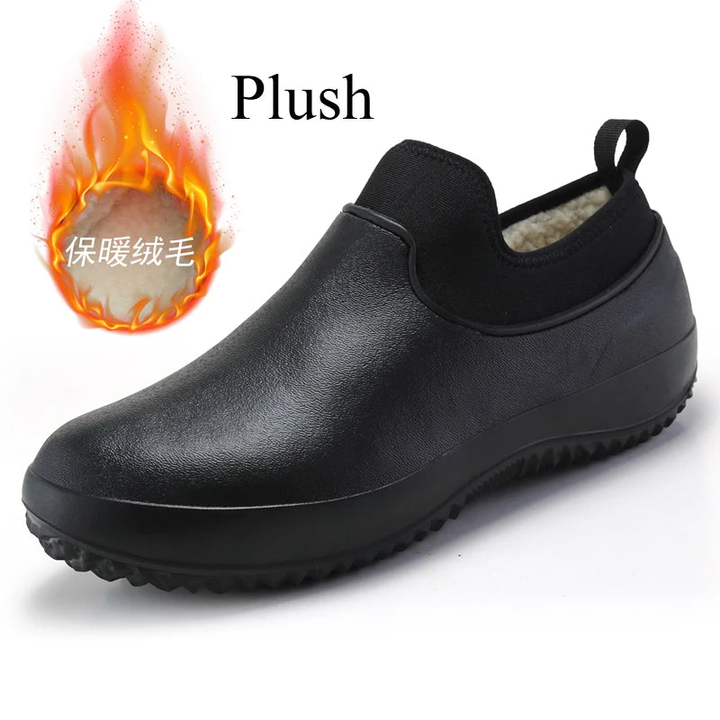 Chef Shoes For Men Kitchen Working Garden Shoes Clogs Nonslip Waterproof Plus Big Size 47 48 | Sorpresa
