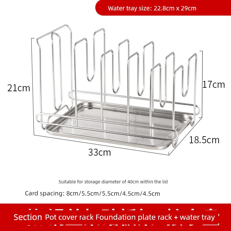 Table Top For Home Stainless Steel Chopping Board Storage Rack Pot Lid | Sorpresa